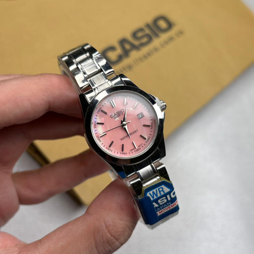 ساعت کاسیو زنانه تک موتور صورتی