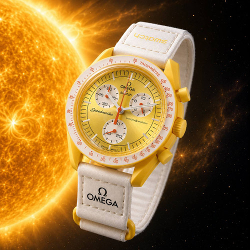 ساعت امگا سواچ خورشید mission to sun