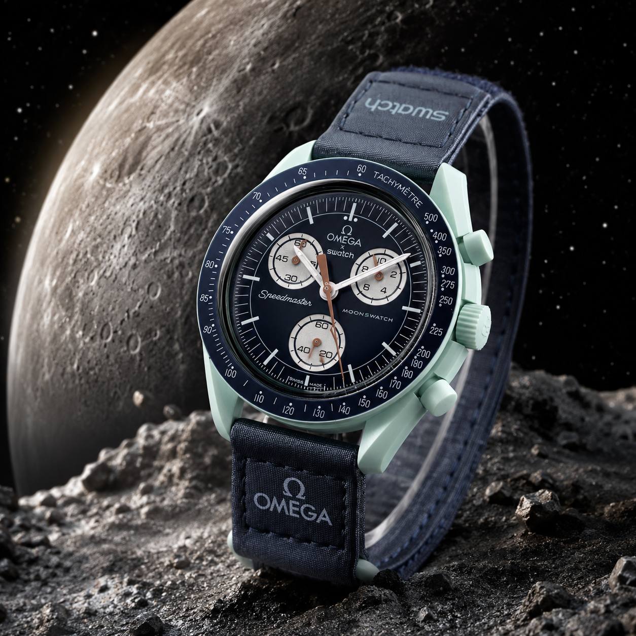 ساعت امگا سواچ زمین mission to earth
