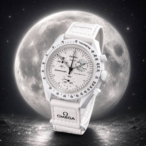 ساعت امگا سواچ ماه سفید mission to withe moon