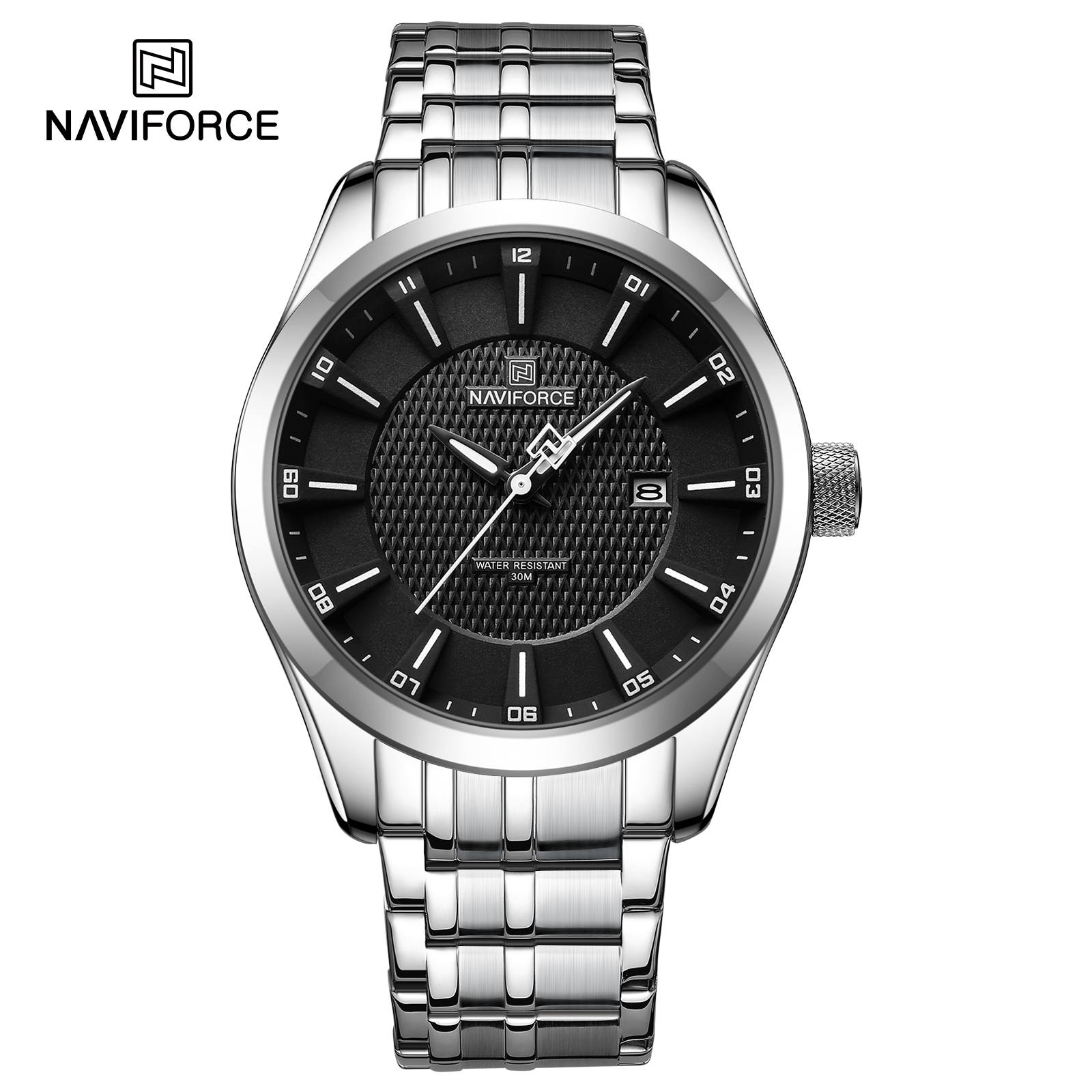 ساعت مردانه نیوی فورس NF8032 استیل مشکی